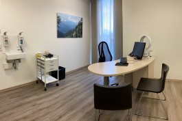 Behandlungszimmer Arztpraxis Dr. Gudrun Simon